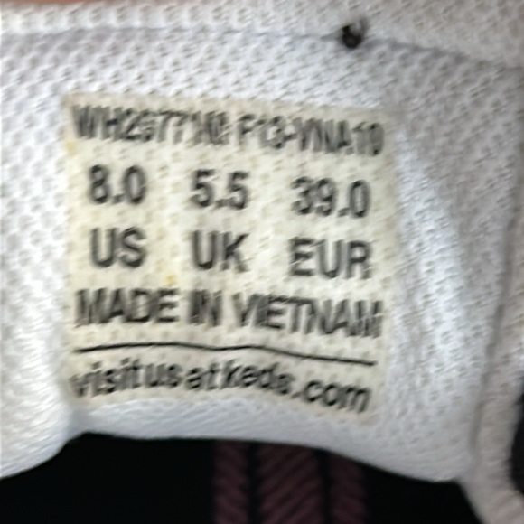 Keds Women’s Black Leather Lace Up Sneakers Tennis Shoes WH29771M | Size 8 - Picture 8 of 8